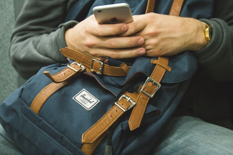 TravelBank app, phone